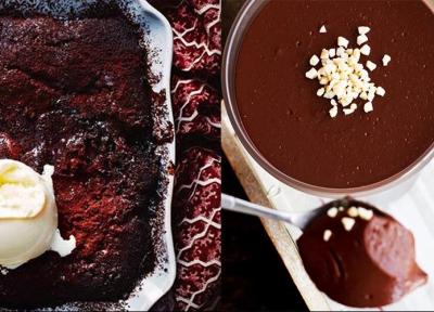 طرز تهیه دسر پودینگ شکلاتی به دو روش