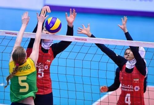 دختران والیبالیست ایران در جایگاه هشتم آسیا قرار گرفتند