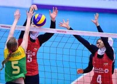 دختران والیبالیست ایران در جایگاه هشتم آسیا قرار گرفتند
